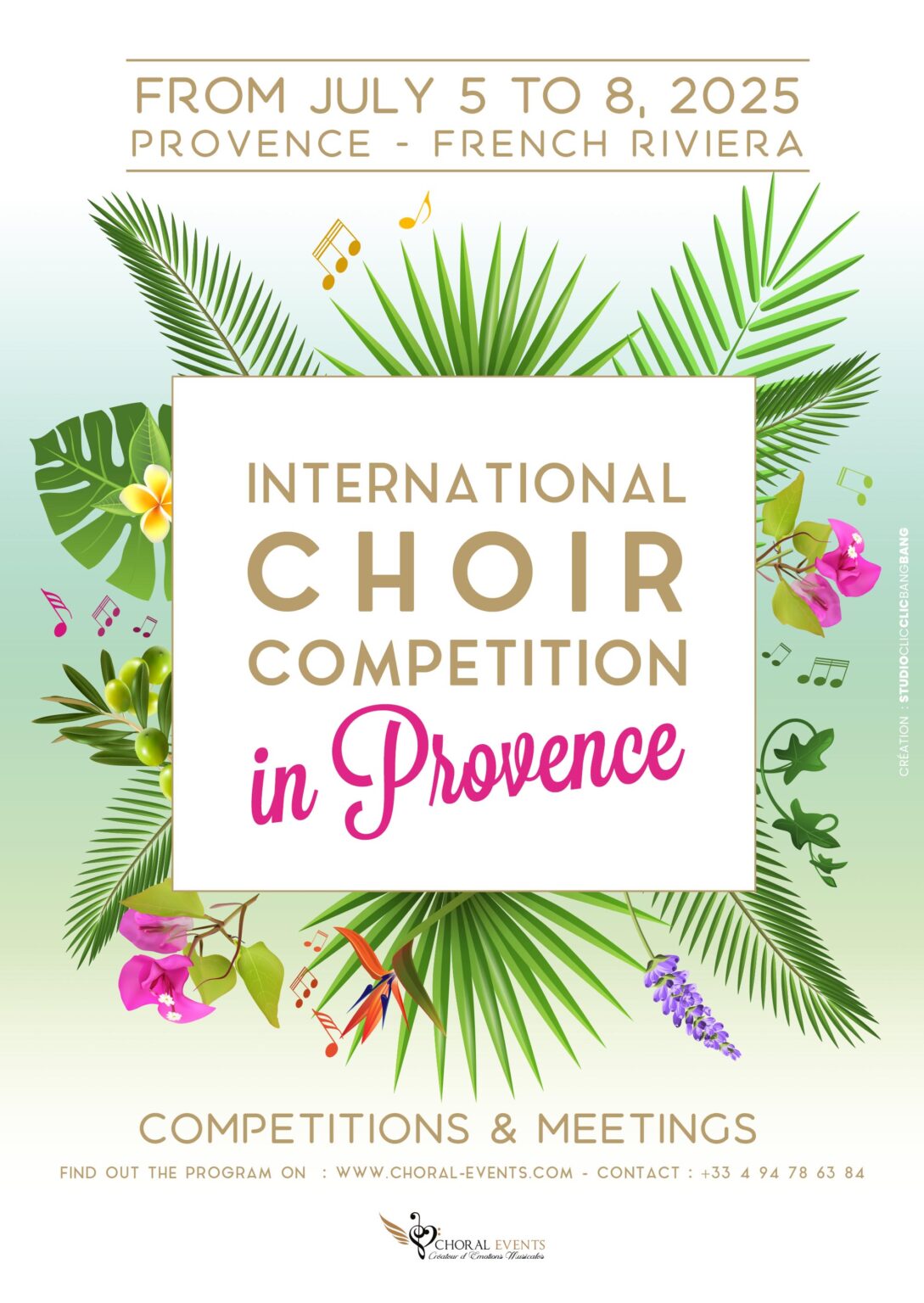 2025 International Choir Festivals France and Europe CHORAL EVENTS