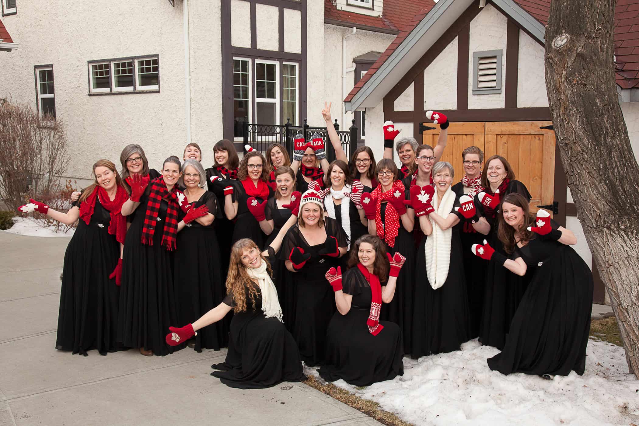 Vœux interculturels pour Noël en groupe.